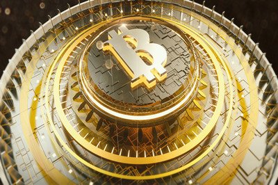 Futuristic mining farm equipped with state-of-the-art technology